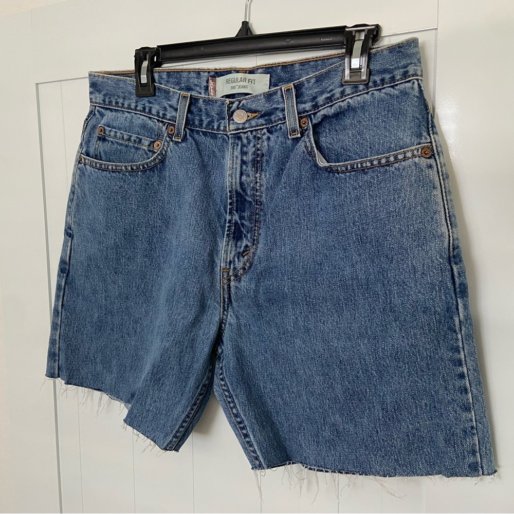 Levi’s 505 Cutoff Shorts - Men’s 32 Denim Jeans (tag 34), 6.5” Inseam